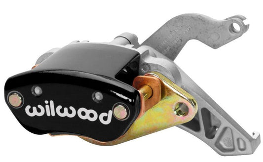 Wilwood Caliper-MC4 Mechanical-R/H - Black w/ Logo 1.19in Piston .81in Disc — Wilwood