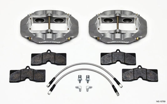 Wilwood D8-4 Front Caliper Kit Clear Corvette C2 / C3 65-82 — Wilwood