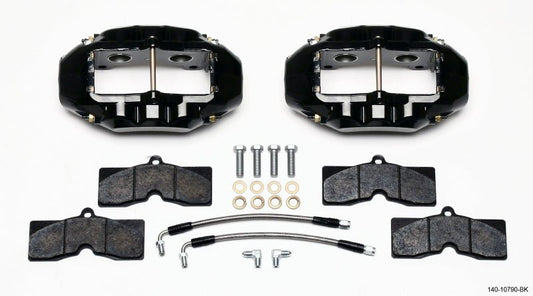 Wilwood D8-4 Rear Caliper Kit Black Corvette C2 / C3 65-82 — Wilwood