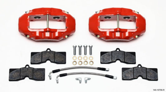 Wilwood D8-4 Rear Caliper Kit Red Corvette C2 / C3 65-82 — Wilwood