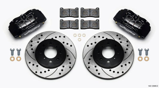 Wilwood DPHA Front Caliper & Rotor Kit Drilled Honda / Acura w/ 262mm OE Rotor — Wilwood