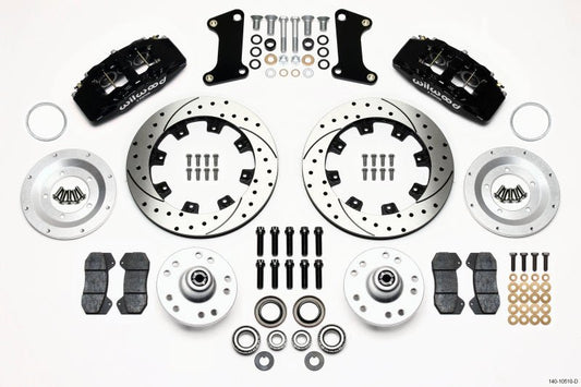Wilwood Dynapro 6 Front Hub Kit 12.19in Drilled 67-69 Camaro (*Line Kit Needed*) — Wilwood