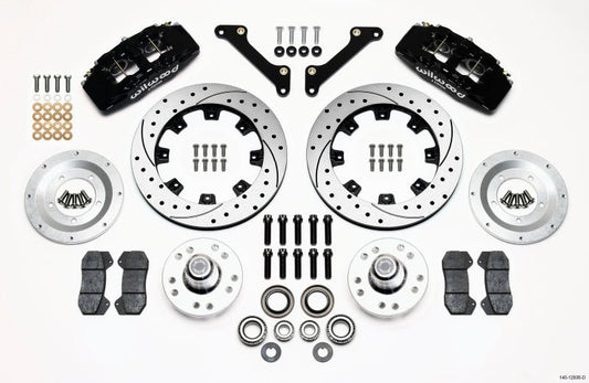 Wilwood Dynapro 6 Front Hub Kit 12.19in Drilled 79-81 Camaro — Wilwood