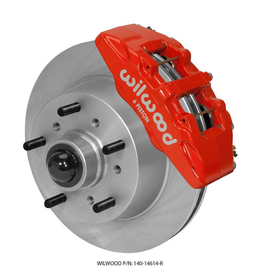 Wilwood Dynapro 6 Front Kit 11.75 Rotor Red 68-72 Ford F100 — Wilwood