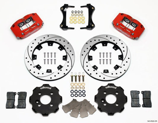 Wilwood Dynapro Radial Front Kit 12.19in Drilled Red Mini Cooper — Wilwood