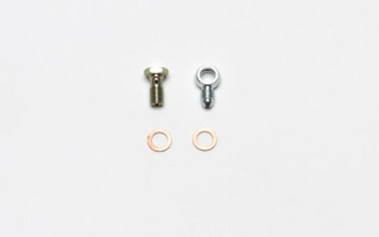 Wilwood Fitting Kit -3 Male w/ 3/8-24 Banjo Bolt (For Banjo Outlet Master Cylinders) — Wilwood