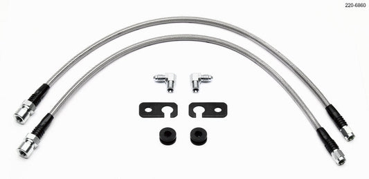 Wilwood Flexline Kit 2002 Acura RSX 5 Lug w/ Forged Dynalite Front Caliper — Wilwood