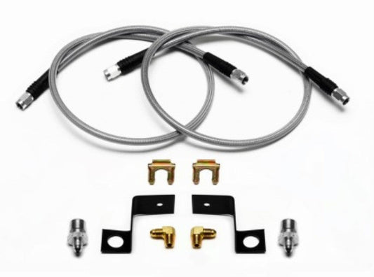 Wilwood Flexline Kit 30 inch -3 M10-1.0 IF 1/8 NPT 90 Degree — Wilwood