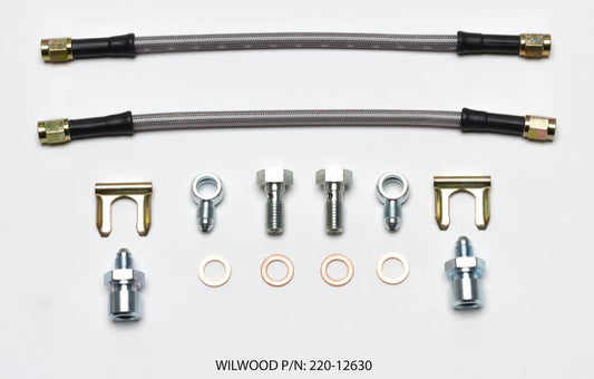 Wilwood Flexline Kit D52 Caliper 10in w/ Banjo 10mm -3/8-24 Chassis — Wilwood