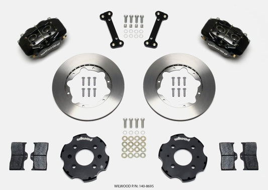 Wilwood Forged Dynalite Front Hat Kit 11.00in Integra/Civic w/Fac.240mm Rtr — Wilwood