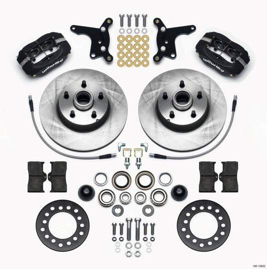 Wilwood Forged Dynalite Front Kit 11.28in 1 PC Rotor&Hub Ford 1954-1956 — Wilwood