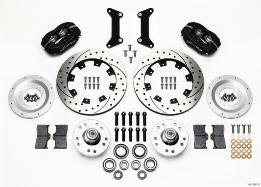Wilwood Forged Dynalite Front Kit 12.19in Drilled 79-87 GM G Body — Wilwood