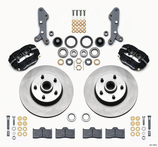 Wilwood Forged Dynalite-M Front Kit 11.30in 1 PC Rotor&Hub 60-68 Ford / Mercury Full Size / Galaxie — Wilwood