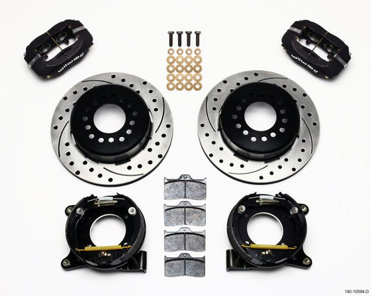Wilwood Forged Dynalite P/S Park Brake Kit Drilled Chevy C-10 2.42 Offset 5-lug — Wilwood
