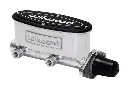 Wilwood High Volume Tandem Master Cylinder - 1 1/8in Bore Ball Burnished — Wilwood