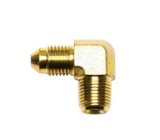 Wilwood Inlet Fitting - 1/8-27 NPT to -3 (90) — Wilwood