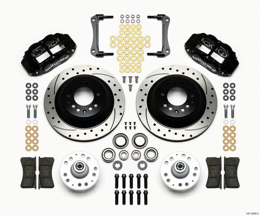Wilwood Narrow Superlite 6R Front Hub & 1PC Rtr Kit 12.88in Drilled 79-81 Camaro — Wilwood