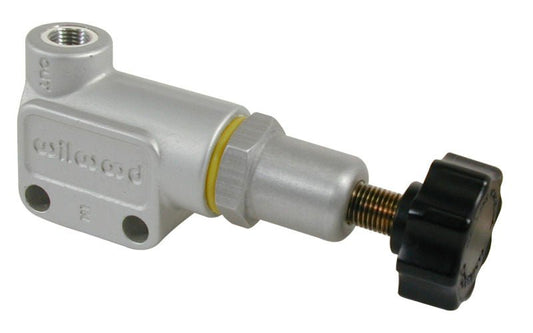 Wilwood Proportioning Valve - Knob Adjust 3/8-24 IF Inlet & Outlet — Wilwood