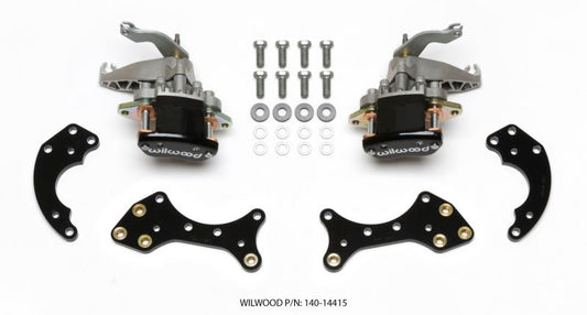 Wilwood P/S Retrofit Kit w/MC4 P-Brake Forged Dynalite Pro Street 12.19in Rear Kits — Wilwood