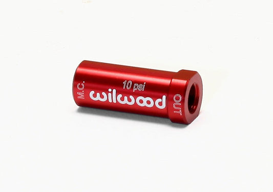 Wilwood Residual Pressure Valve - New Style 10 / Red — Wilwood