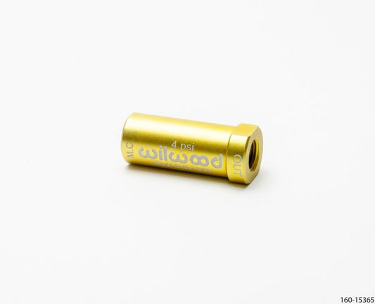 Wilwood Residual Pressure Valve - New Style 4 PSI / Gold — Wilwood