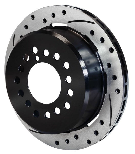 Wilwood Rotor-1.91in Offset-SRP-BLK-Drill-LH 12.19 x .810 - 5 Lug — Wilwood