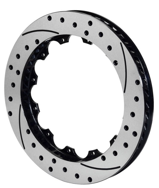 Wilwood Rotor GT Curved Vane Rotor Spec-37 Iron 72 CV 12 x 8.75 Left Hand Side — Wilwood