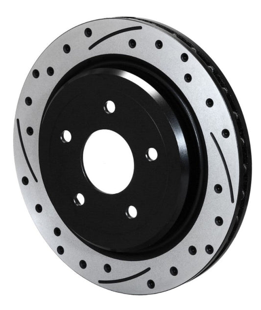 Wilwood Rotor-Rear-SRP-C5/C6 Vette-LH-BLK 12.00 x 1.03 - 5 x 4.75in — Wilwood