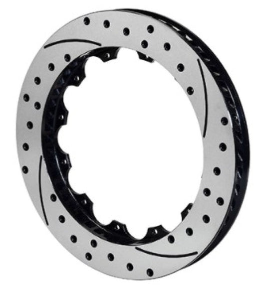 Wilwood Rotor-SRP48 SPC-37-LH-BLK-Drill 12.88 x 1.10 - 12 on 8.75in — Wilwood