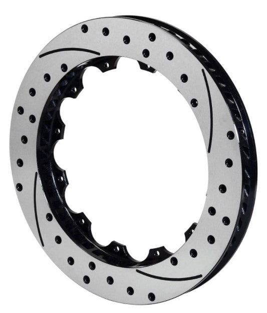Wilwood Rotor-SRP48 SPC-37-LH-BLK-Drill 13.06 x 1.25 - 12 on 8.75in — Wilwood