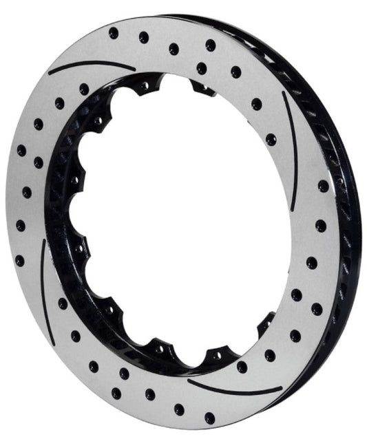 Wilwood Rotor-SRP48 SPC-37-RH-BLK-Drill 13.06 x 1.25 - 12 on 8.75in — Wilwood