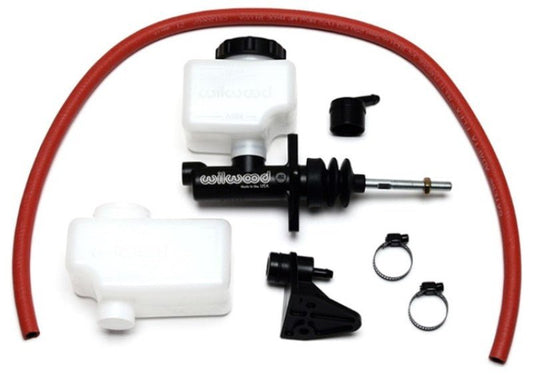Wilwood Short Remote M/C Kit 13/16in Bore 3/8in-24 Banjo Outlet — Wilwood