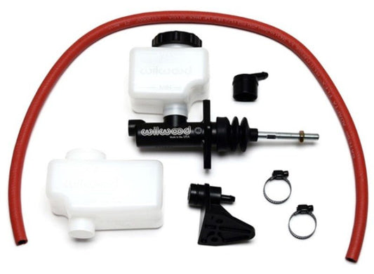 Wilwood Short Remote M/C Kit 5/8in Bore 3/8in-24 Banjo Outlet — Wilwood