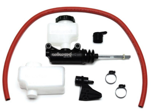 Wilwood Short Remote Side Mount M/C Kit 7/8in Bore 3/8in-24 Banjo Outlet — Wilwood