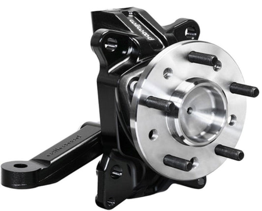 Wilwood Spindle Kit Pair w/ Hub & Steering Arm 63-70 C10 Pickup 2.50in Drop — Wilwood