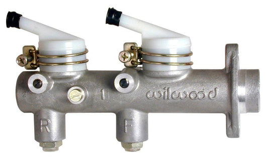 Wilwood Tandem Master Cylinder - 1in Bore w/ Remote Reservoirs — Wilwood