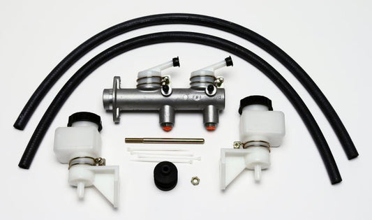 Wilwood Tandem Master Cylinder - 1in Bore w/ Remote Reservoirs — Wilwood