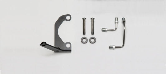 Wilwood Tandem Master Cylinder to Prop valve Bracket L/H & Line Kit — Wilwood