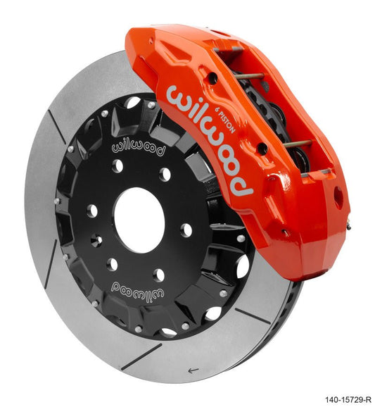 Wilwood TX6R Big Brake Truck Front Brake Kit 16in Rotor Red w/ Lines 19-25 Cadillac/Chevrolet/GMC — Wilwood