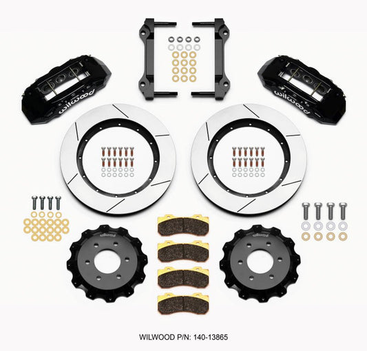 Wilwood TX6R Front Kit 15.50in Black 2010-Up Ford F150 (6 lug) — Wilwood