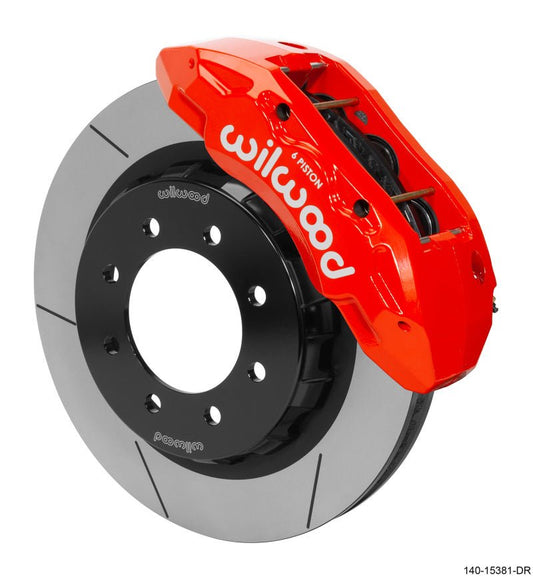 Wilwood TX6R Front Kit 16.00in Red w/Lines 2014+ Ram 2500/3500 2WD/4WD — Wilwood