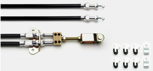Wilwood Universal Parking Brake Cable Kit Disc/Drum Combination Parking Brake & MC4 w/ Clevis — Wilwood